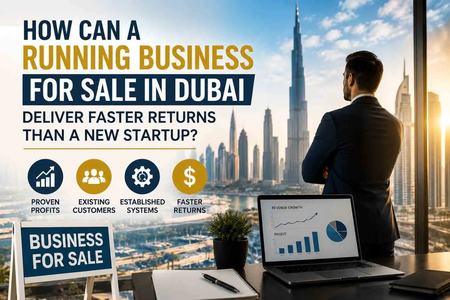 How Can a Running Business for Sale in Dubai Deliver Faster Returns Than a New Startup?