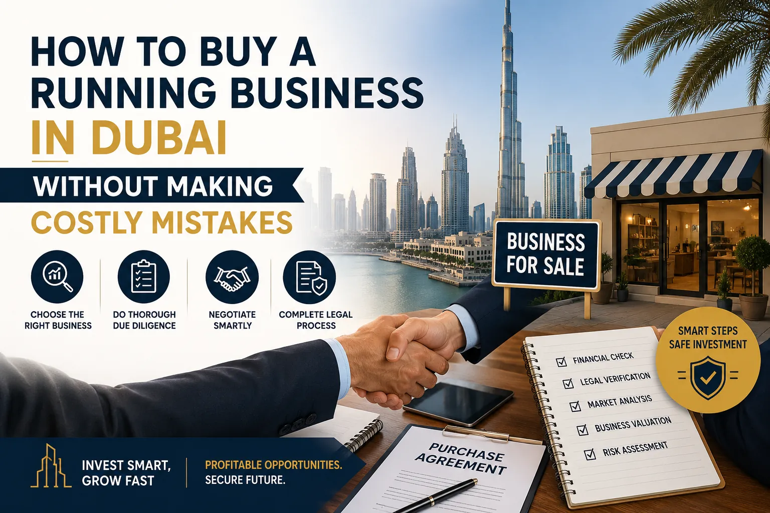 How to Buy a Running Business in Dubai Without Making Costly Mistakes