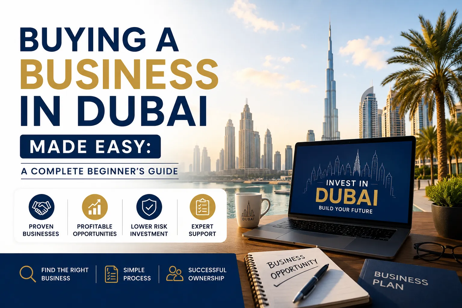 Buying a Business in Dubai Made Easy: A Complete Beginner’s Guide