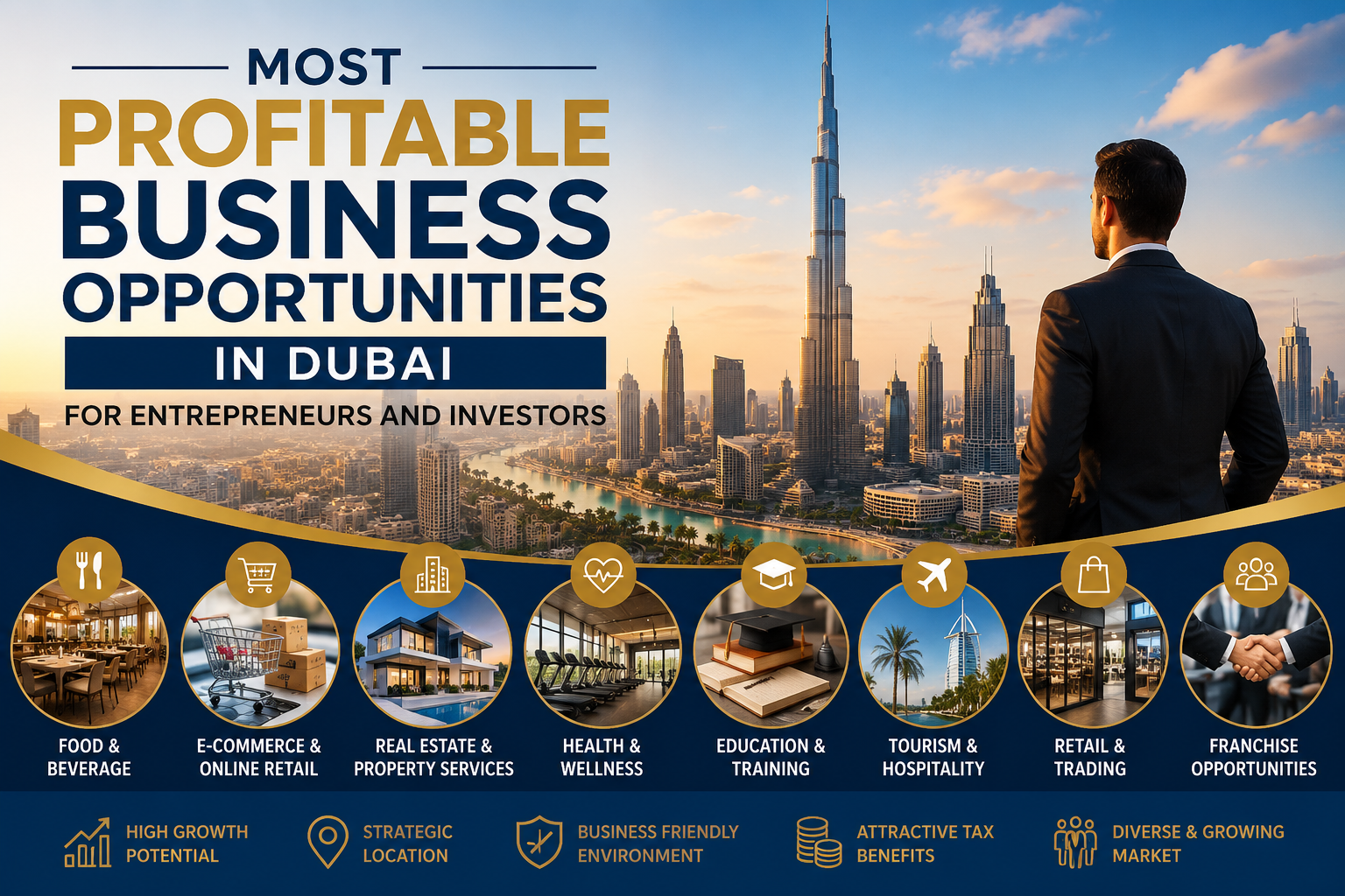 Most Profitable Business Opportunities in Dubai for Entrepreneurs and Investors