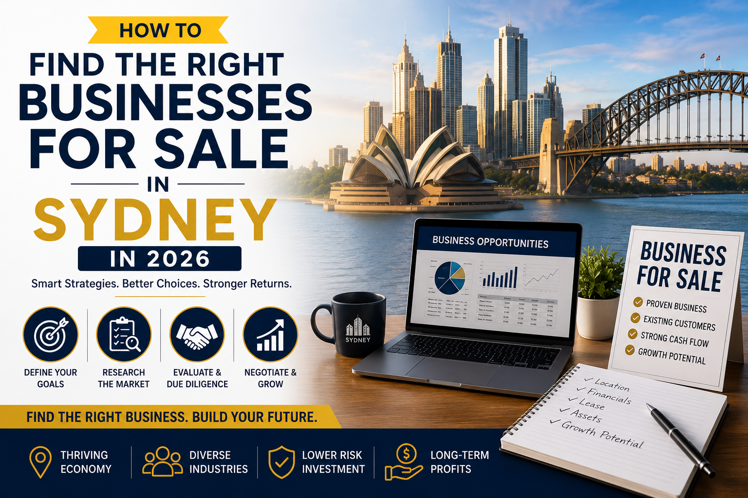 How to Find the Right Businesses for Sale in Sydney in 2026